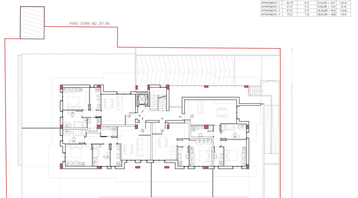 PLAN PIANO TERRA 1-2-3-4